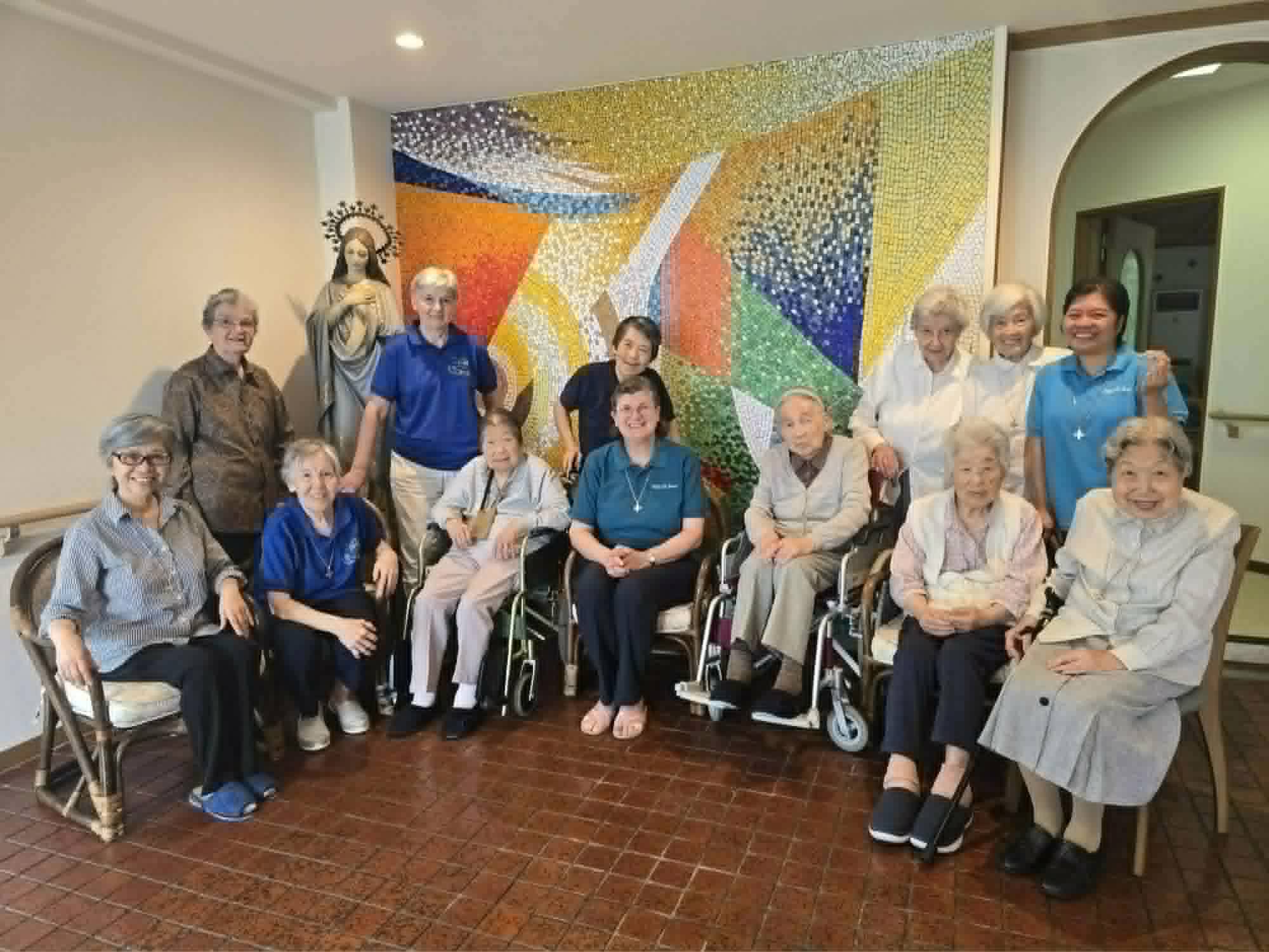 Mother General Graciela Francovig and Sr. Emelinda Falsis, General Consultor Canonical Visit Japan